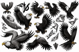 greatness eagle tattoo idea