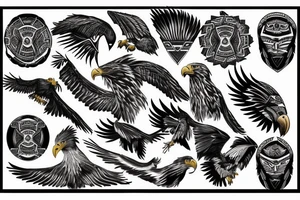 greatness eagle tattoo idea