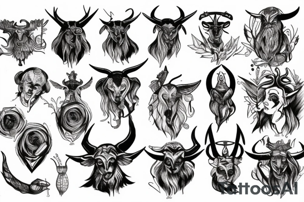 baphomet tattoo idea