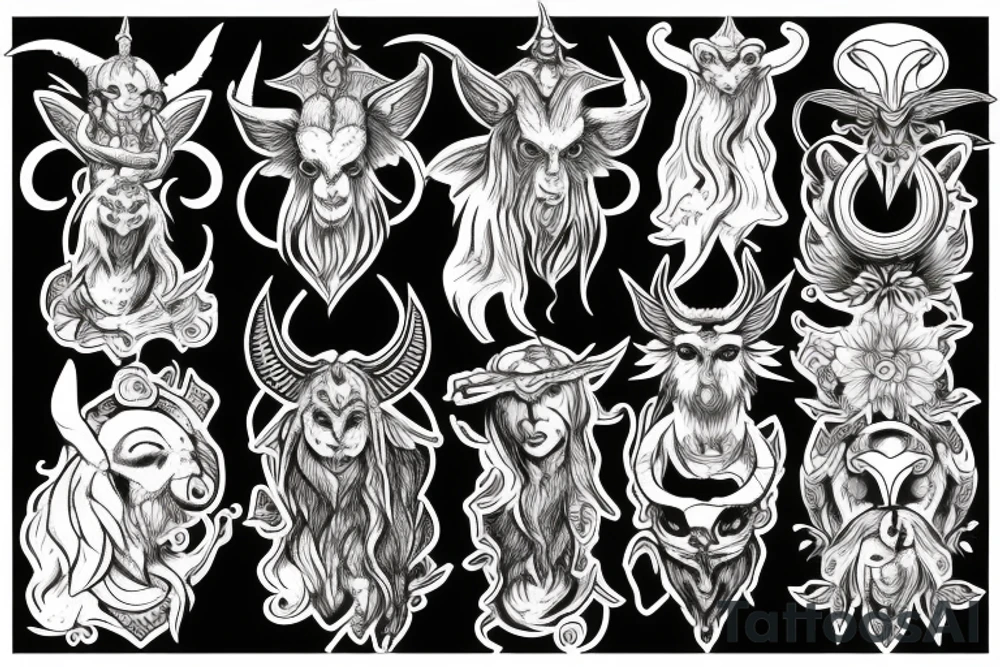 baphomet tattoo idea