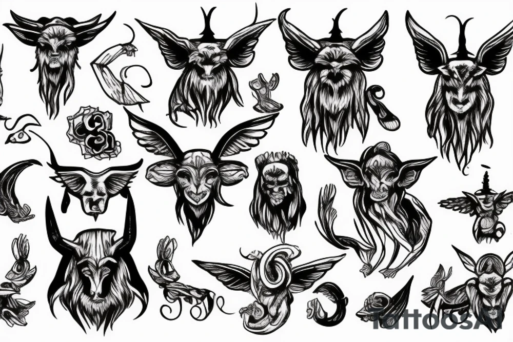 baphomet tattoo idea