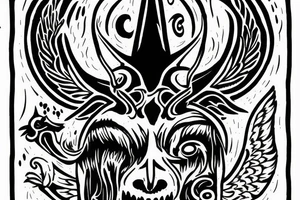 baphomet as above so below tattoo idea