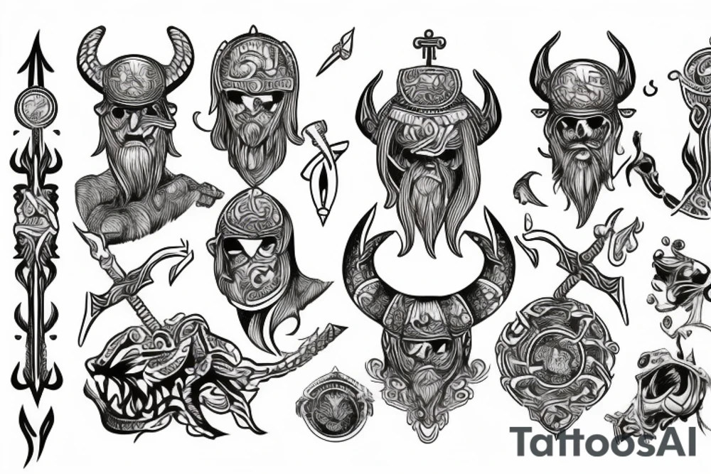 Viking tattoo idea