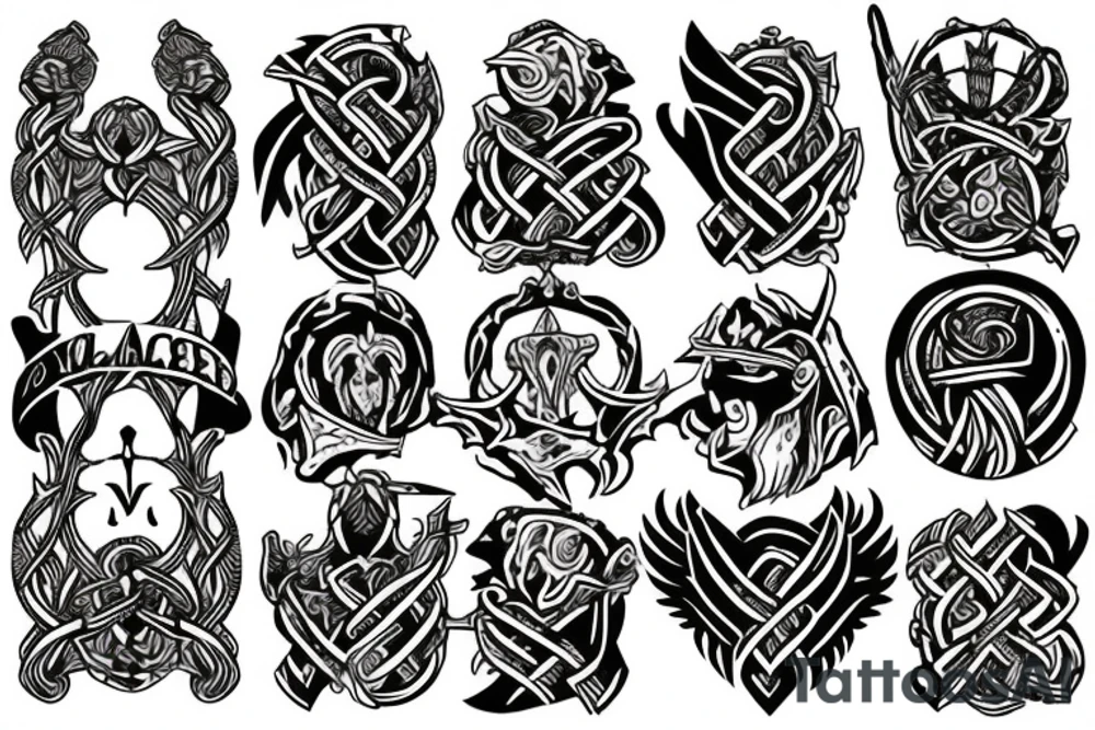 Viking tattoo idea