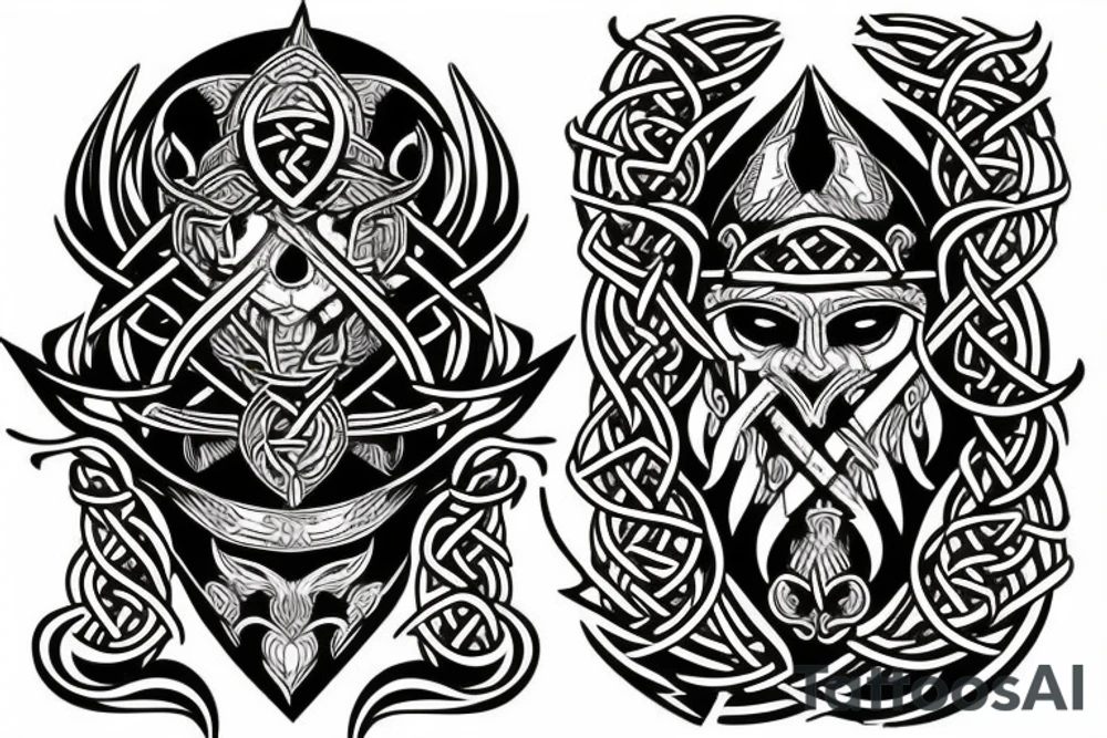 Viking tattoo idea
