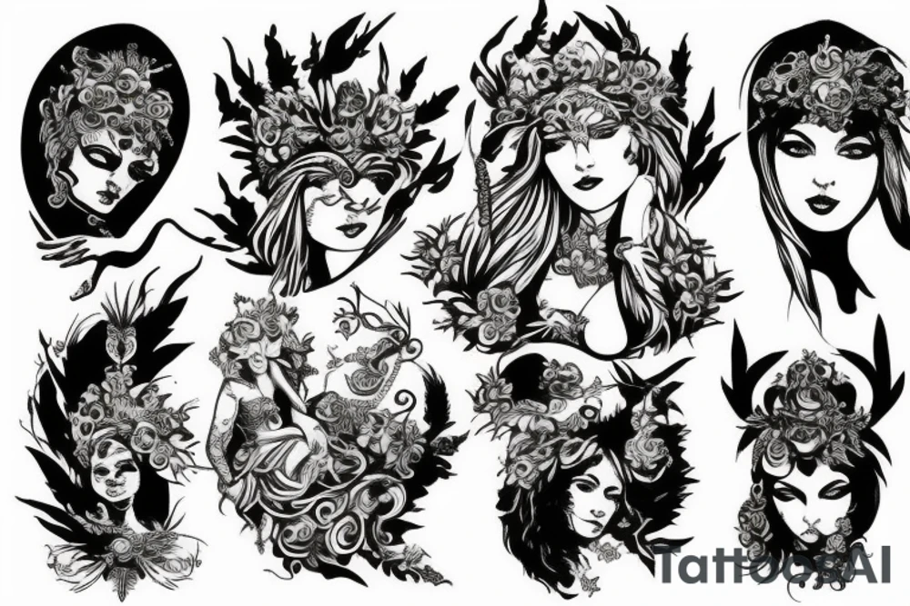 Arthemis the goodess of hunt tattoo idea