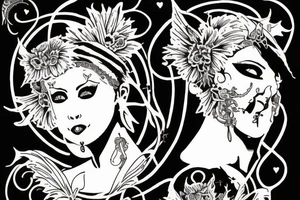 Arthemis the goodess of hunt tattoo idea