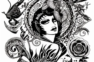 Arthemis the goodess of hunt tattoo idea