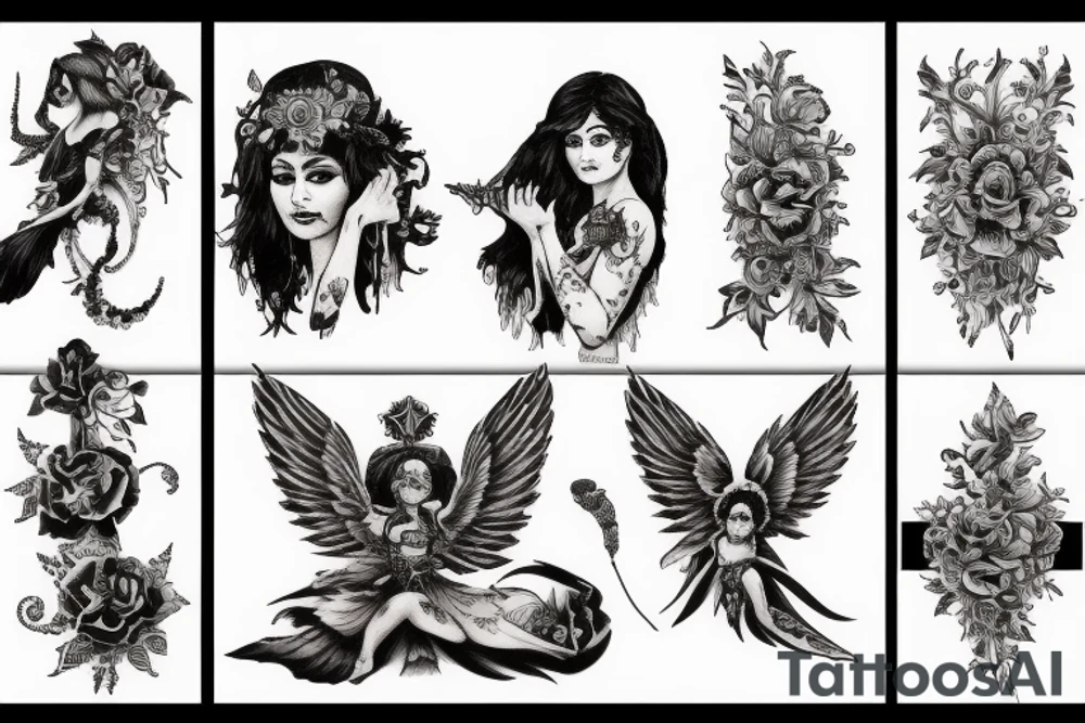 Arthemis the goodess of hunt tattoo idea