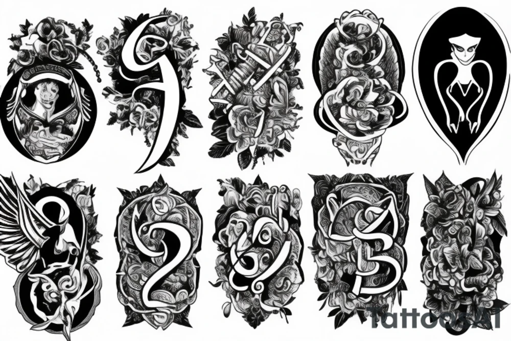 Angelic Numbers tattoo idea