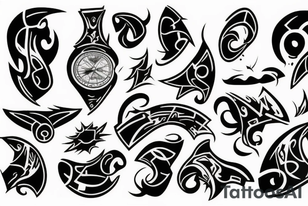 tattoo design, man falling tattoo idea