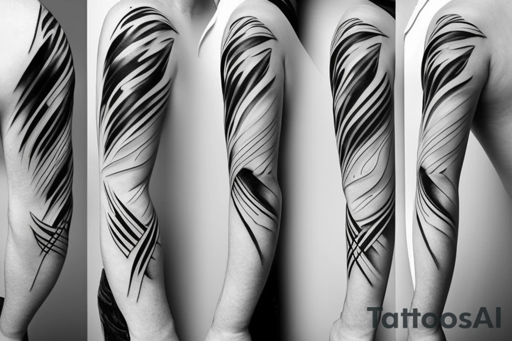 simplistic, clean lines, line work, man falling, flash art tattoo idea