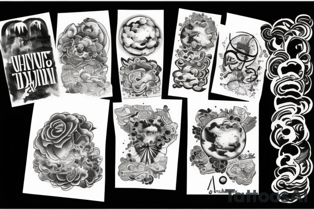 Clouds tattoo idea