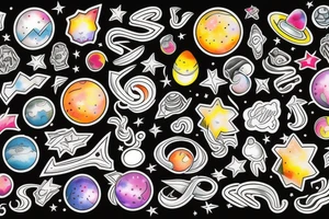 Galaxy tattoo idea