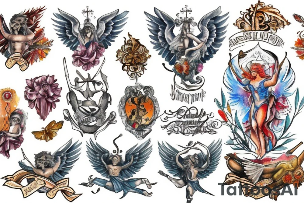st Michael tattoo idea