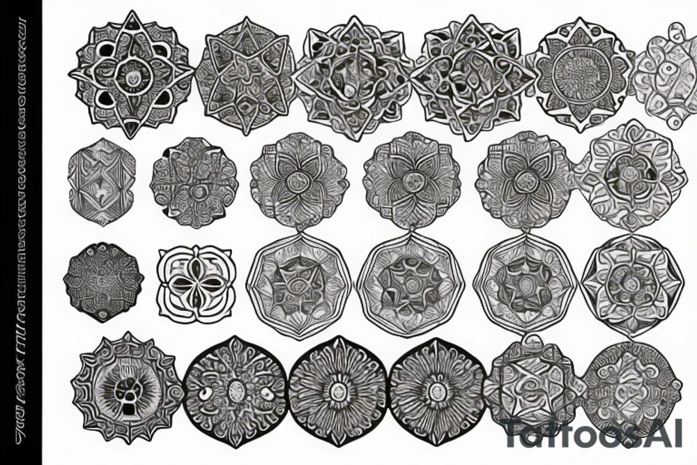 Sempiternal medallion tattoo idea