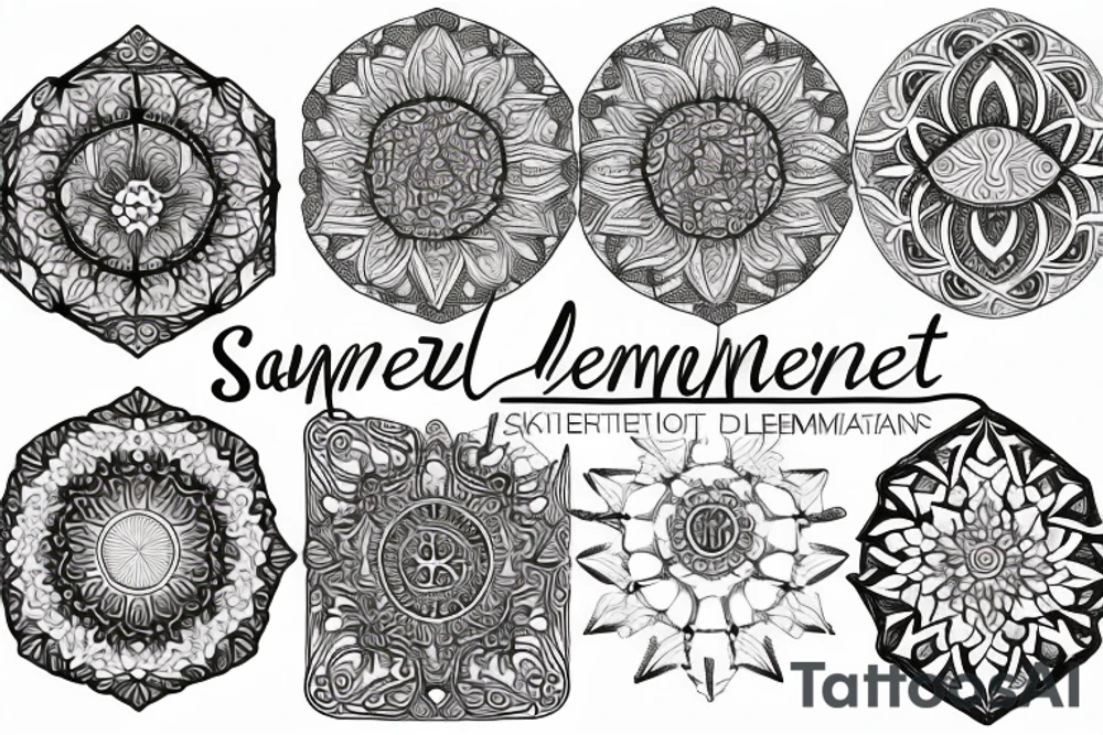 Sempiternal medallion tattoo idea