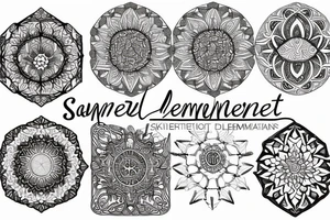 Sempiternal medallion tattoo idea