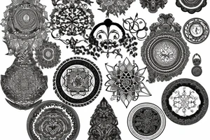 Sempiternal medallion tattoo idea