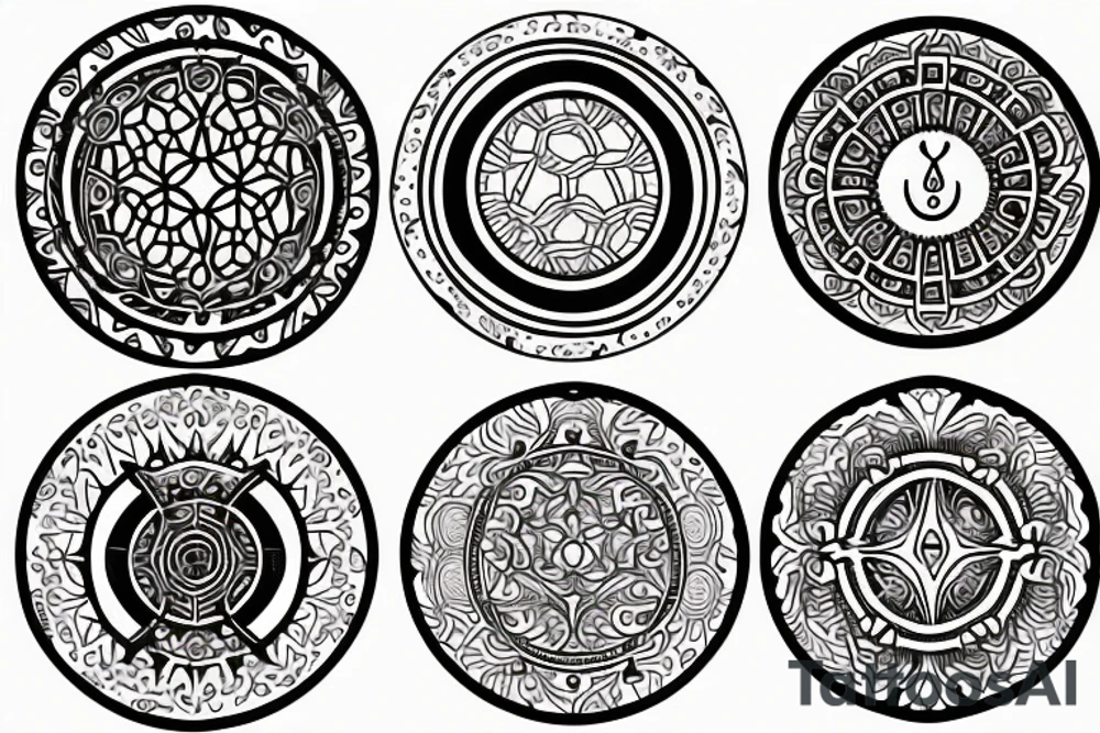 Sempiternal medallion tattoo idea
