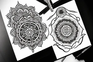 Sempiternal medallion tattoo idea