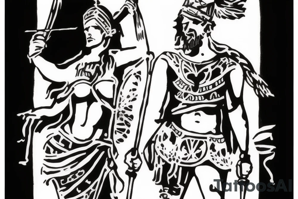 gladiator tattoo idea