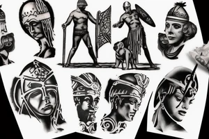 gladiator tattoo idea