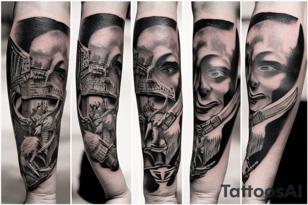 gladiator tattoo idea