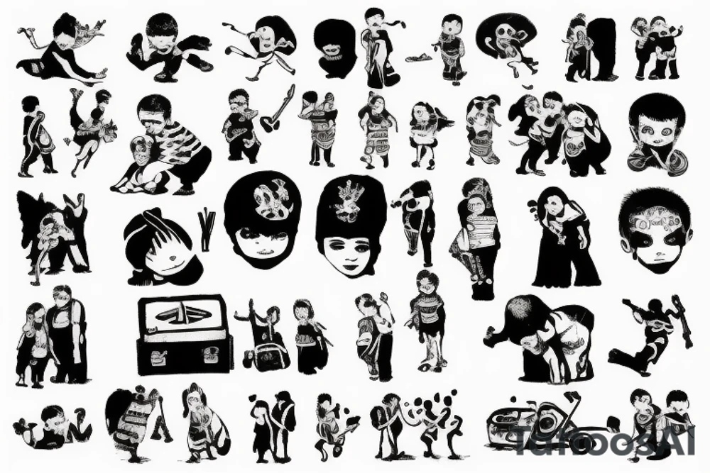 children tattoo idea