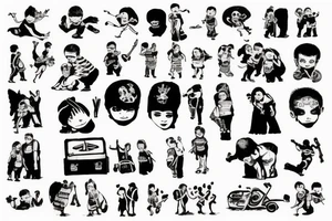 children tattoo idea