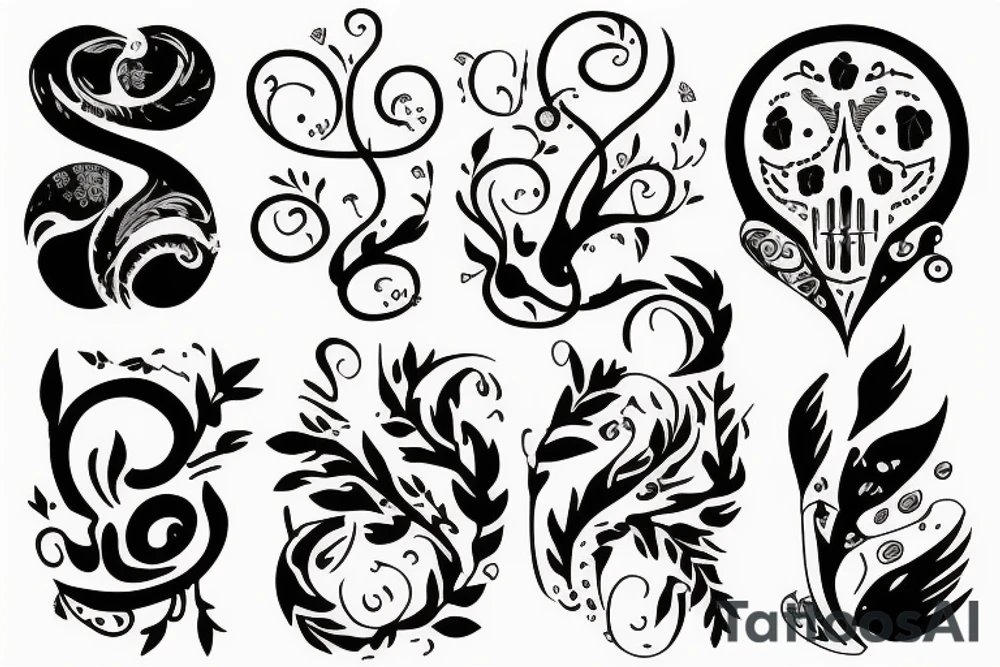 depression and anxiety tattoo idea