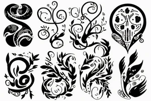 depression and anxiety tattoo idea