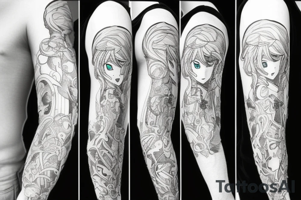 anime tattoo idea