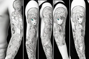 anime tattoo idea