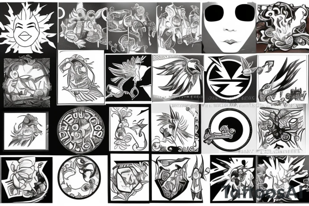 Phoenix tattoo idea