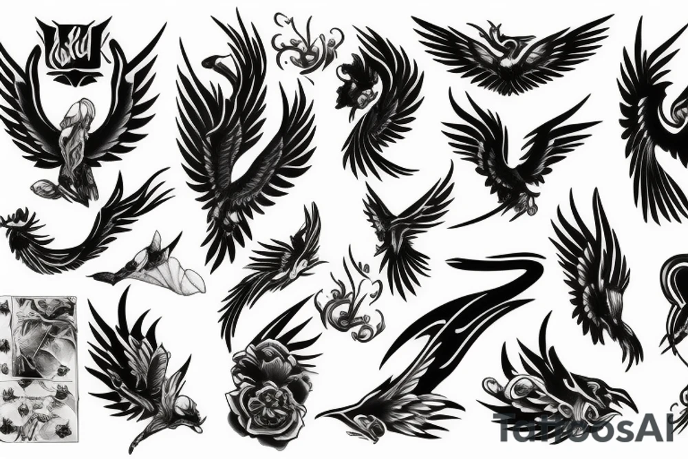 Phoenix tattoo idea