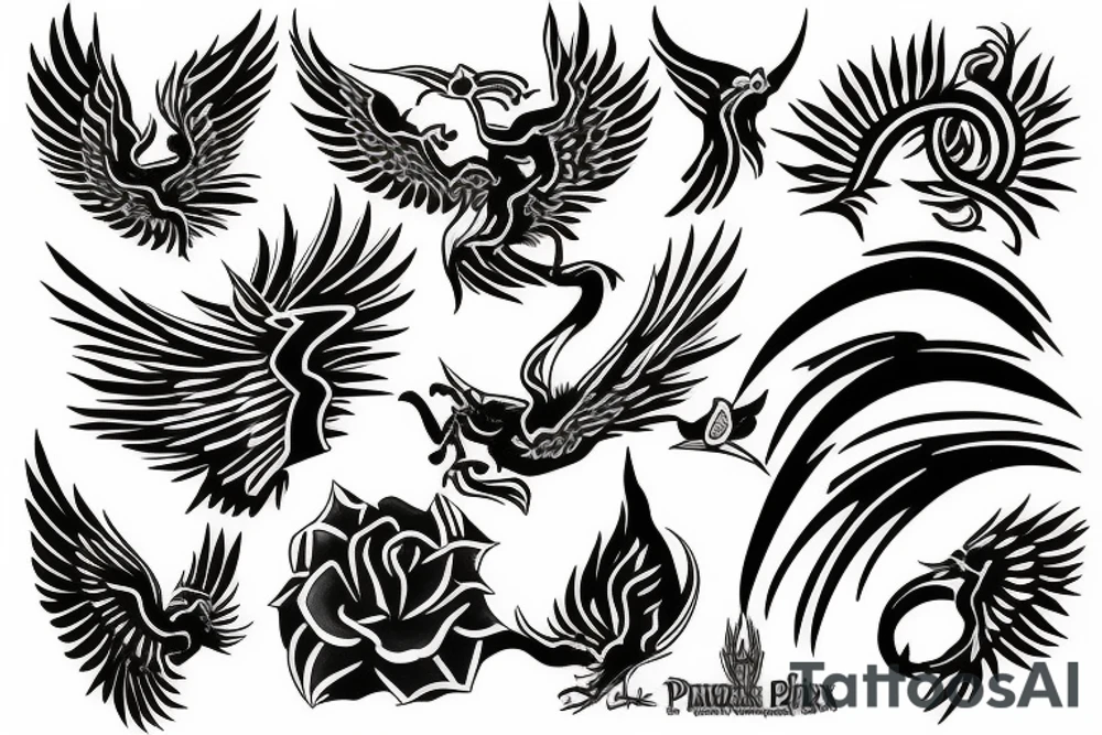 Phoenix tattoo idea