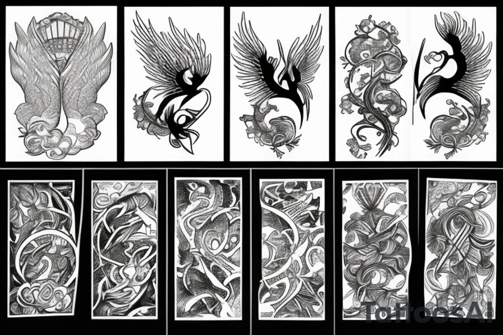 Phoenix tattoo idea