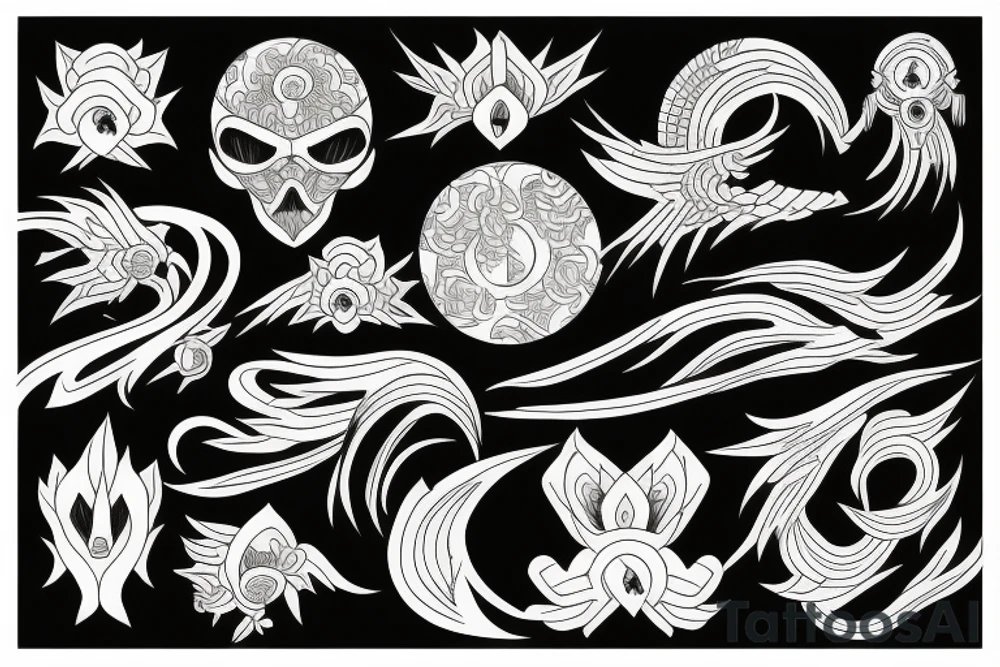 Phoenix tattoo idea
