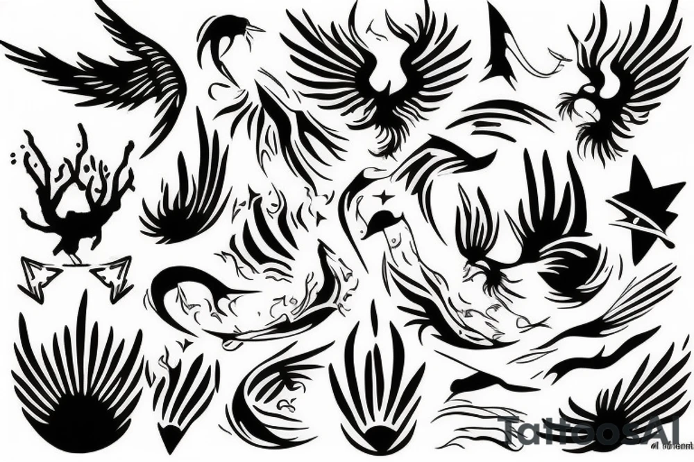 Phoenix tattoo idea