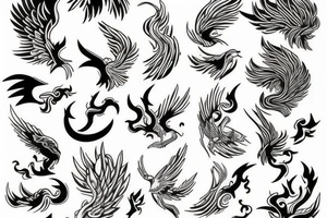 Phoenix tattoo idea