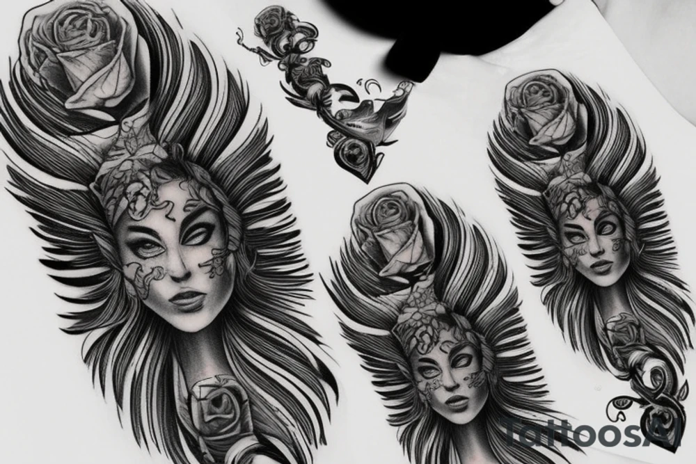 Phoenix tattoo idea