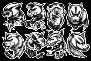 honey badger fighting tattoo idea