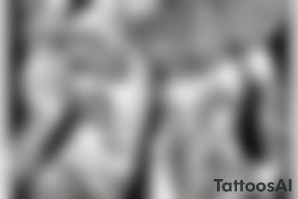 greek gods fighting each other tattoo idea