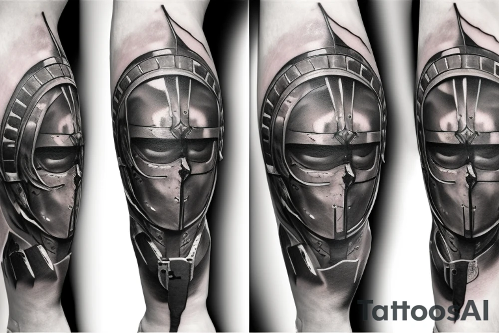 spartan warriors tattoo idea