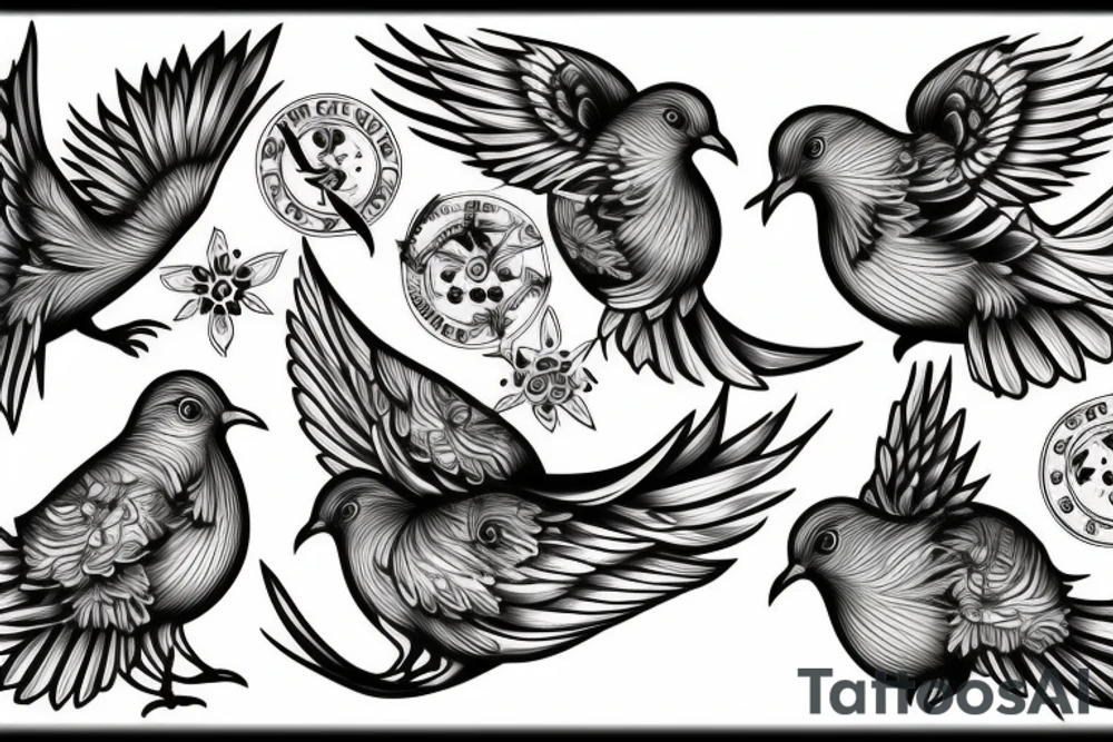 doves tattoo idea
