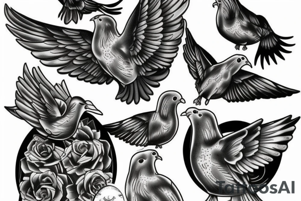 doves tattoo idea