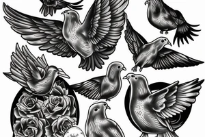 doves tattoo idea
