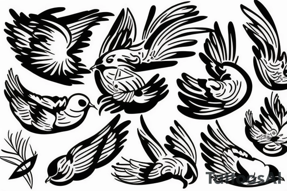 doves tattoo idea