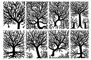 tree with swing tattoo idea